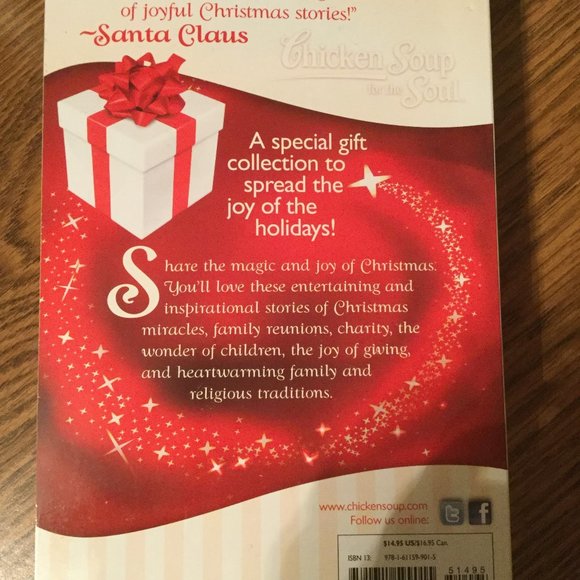 Chicken Soup for the Soul Christmas stories excellent like new condition - Picture 3 of 3